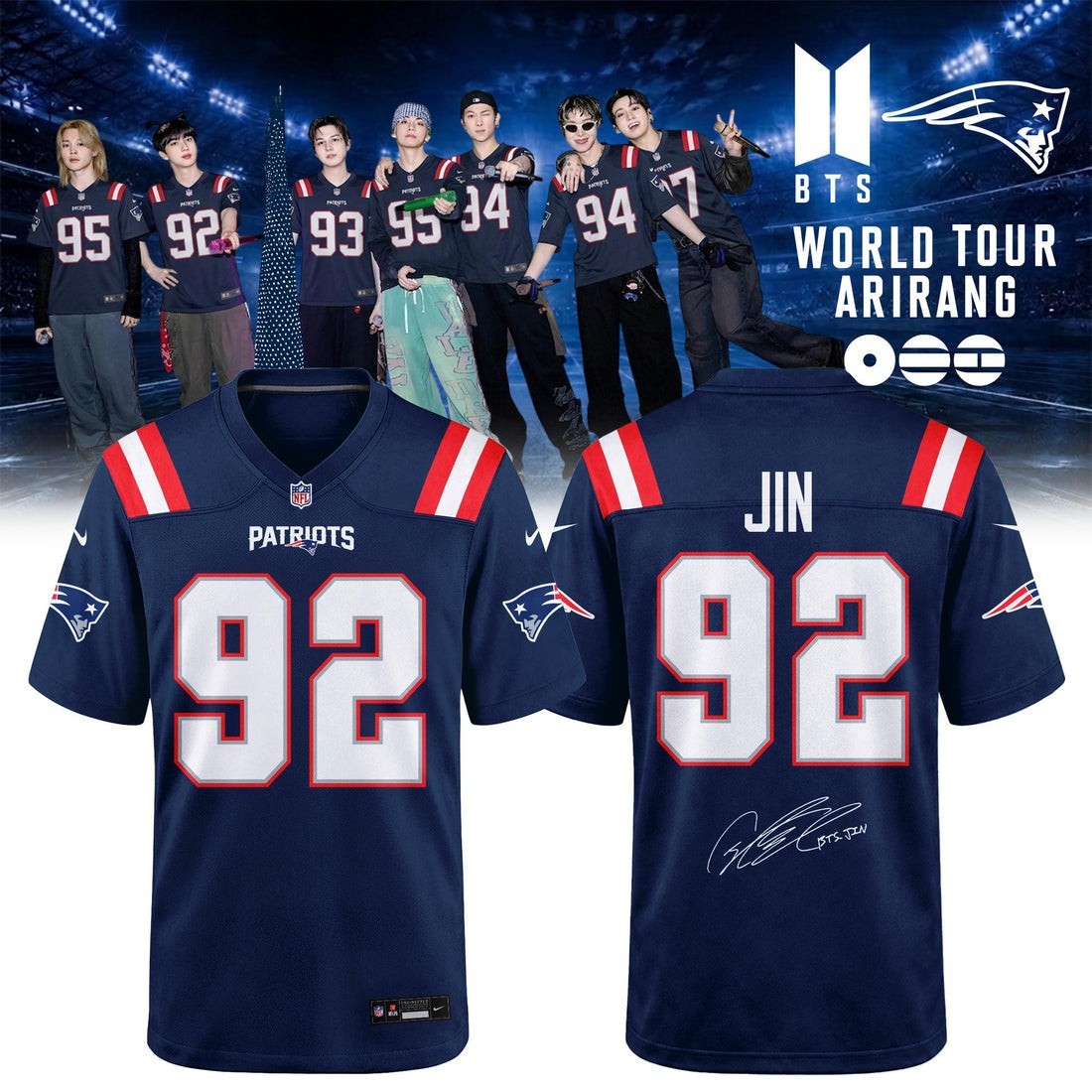 Musemora - Unisex New England Patriots Jersey