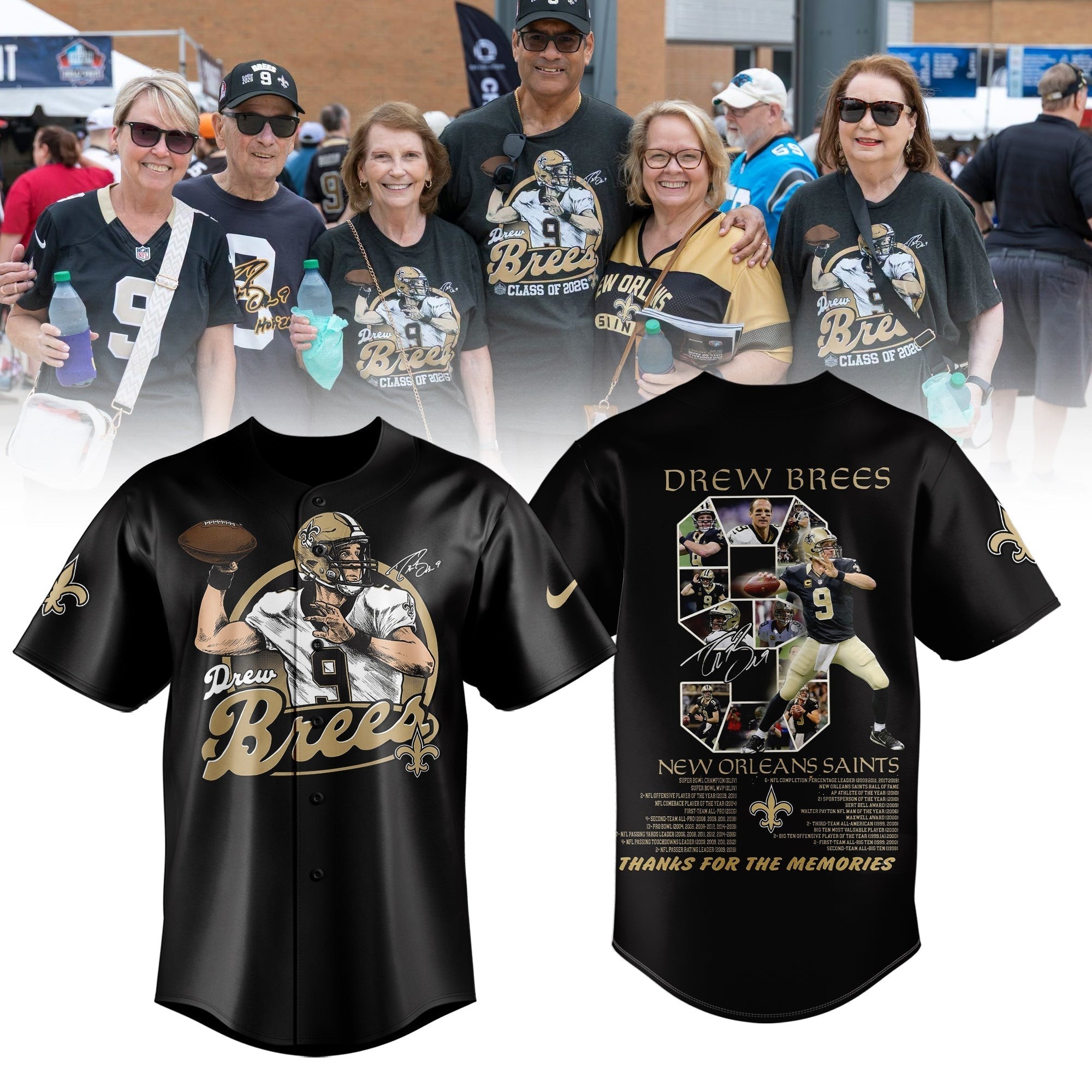 Musemora - Unisex New Orleans Saints Jersey - Game Day Football