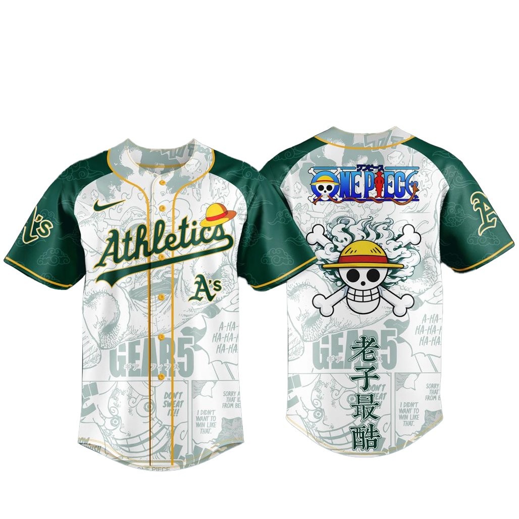 Oakland Athletics x One Piece Night 2026 Game Baseball Jersey