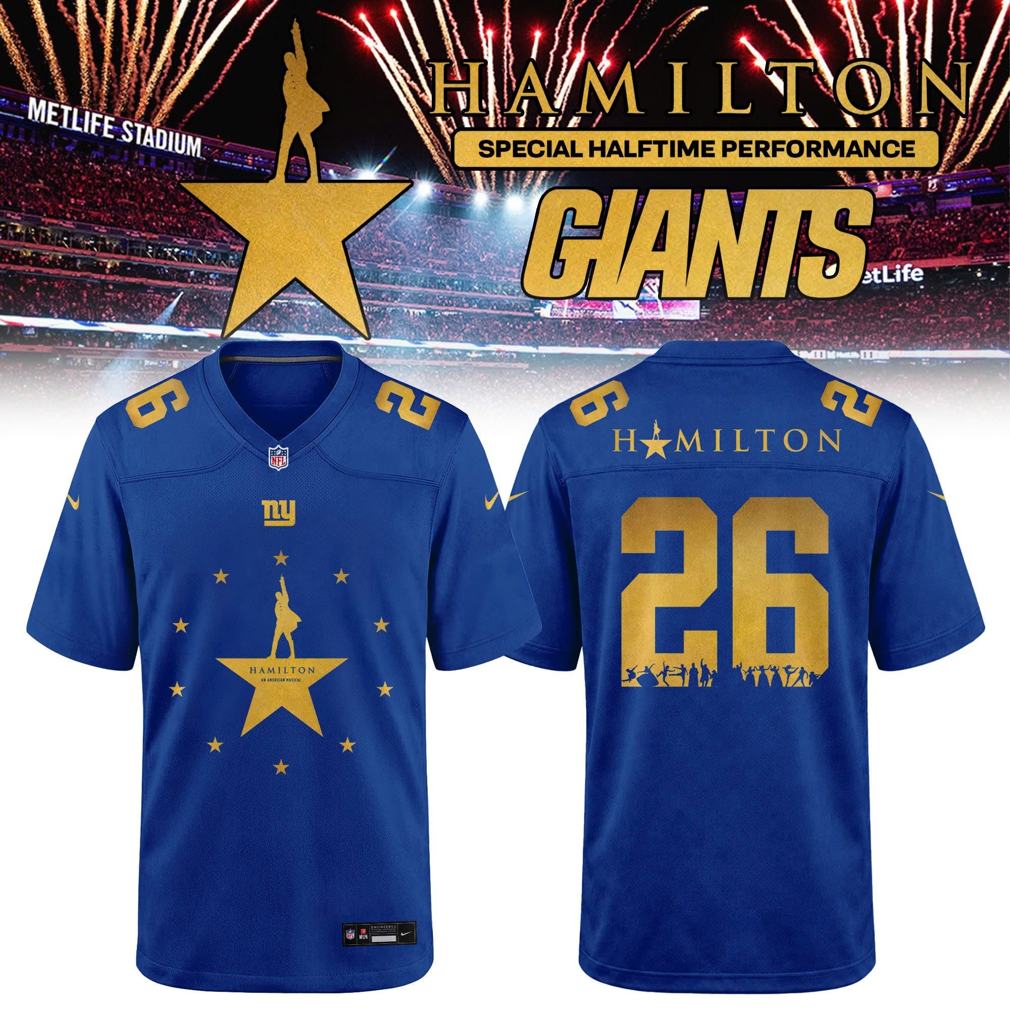 Musemora - Men's New York Giants Jersey