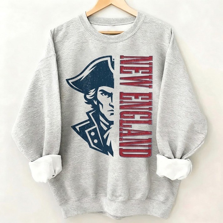 Musemora - Men's New England Patriots Sweatshirt - Football