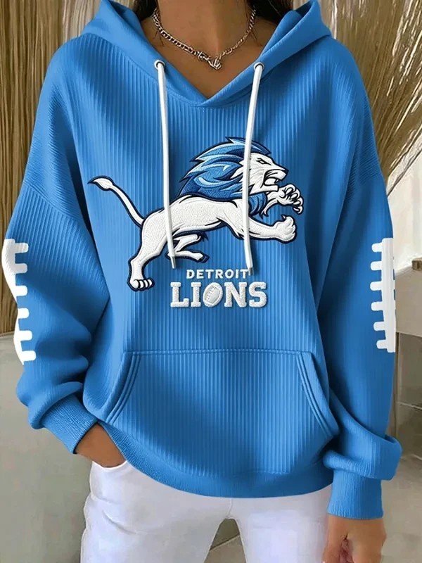Musemora - Unisex Detroit Lions Hoodie - Game Day Football