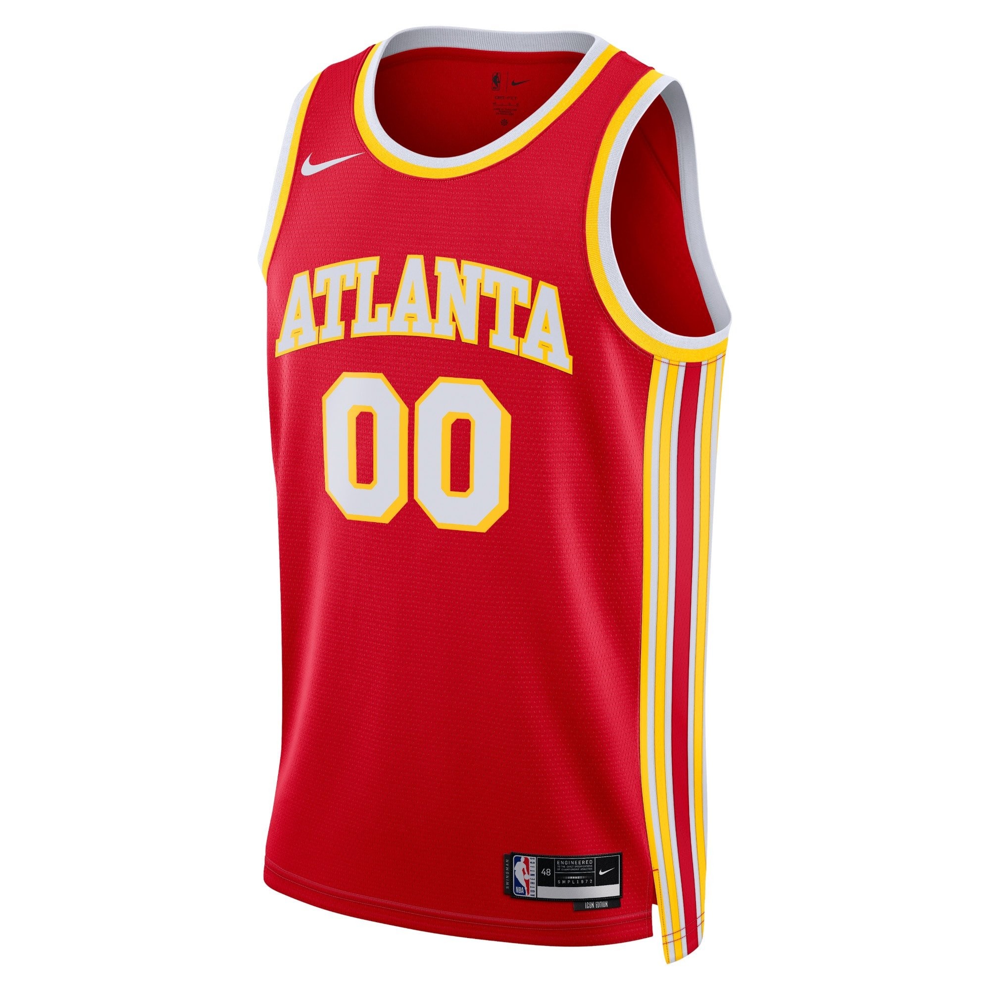 Atlanta Hawks Icon Swingman Custom Jersey Unisex Multicolor