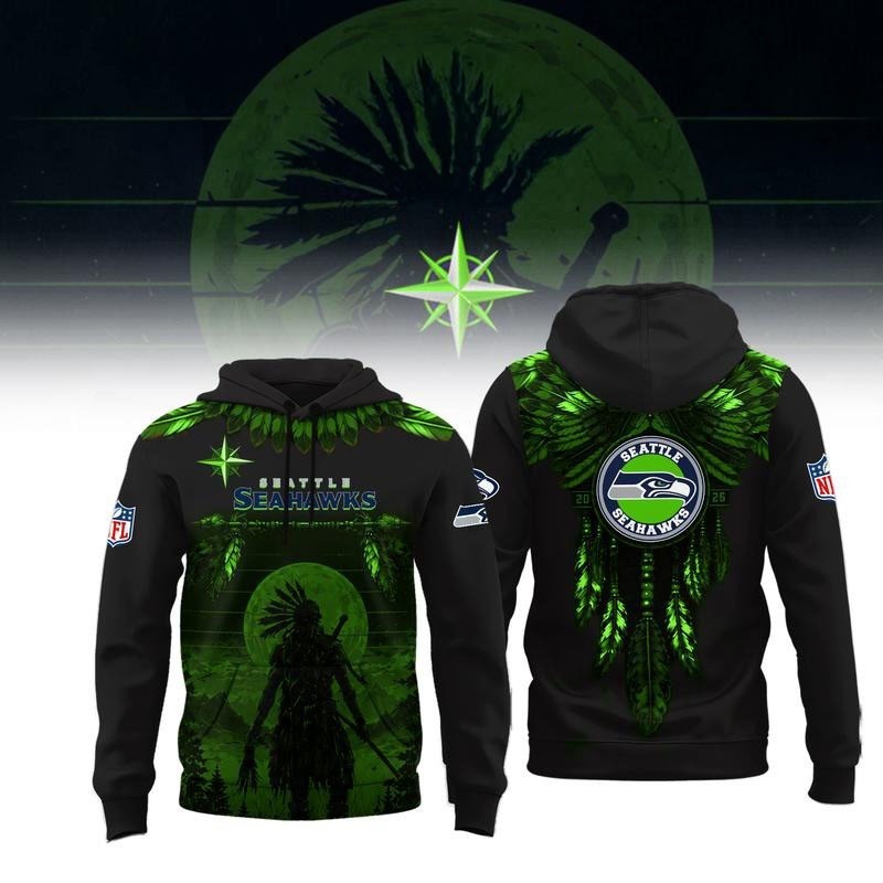 Musemora - Men's Seattle Seahawks Hoodie