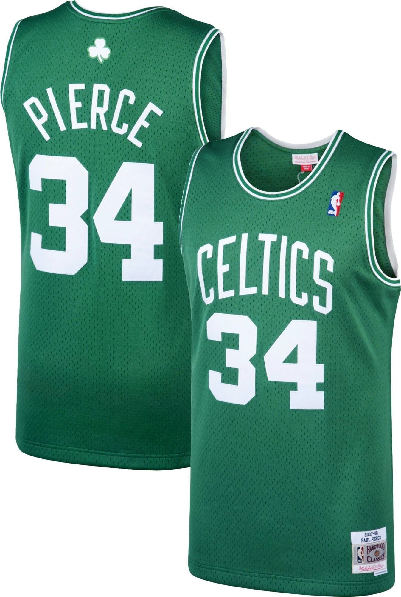 Mitchell Ness Men's Boston Celtics Paul Pierce 34 Swingman Jersey