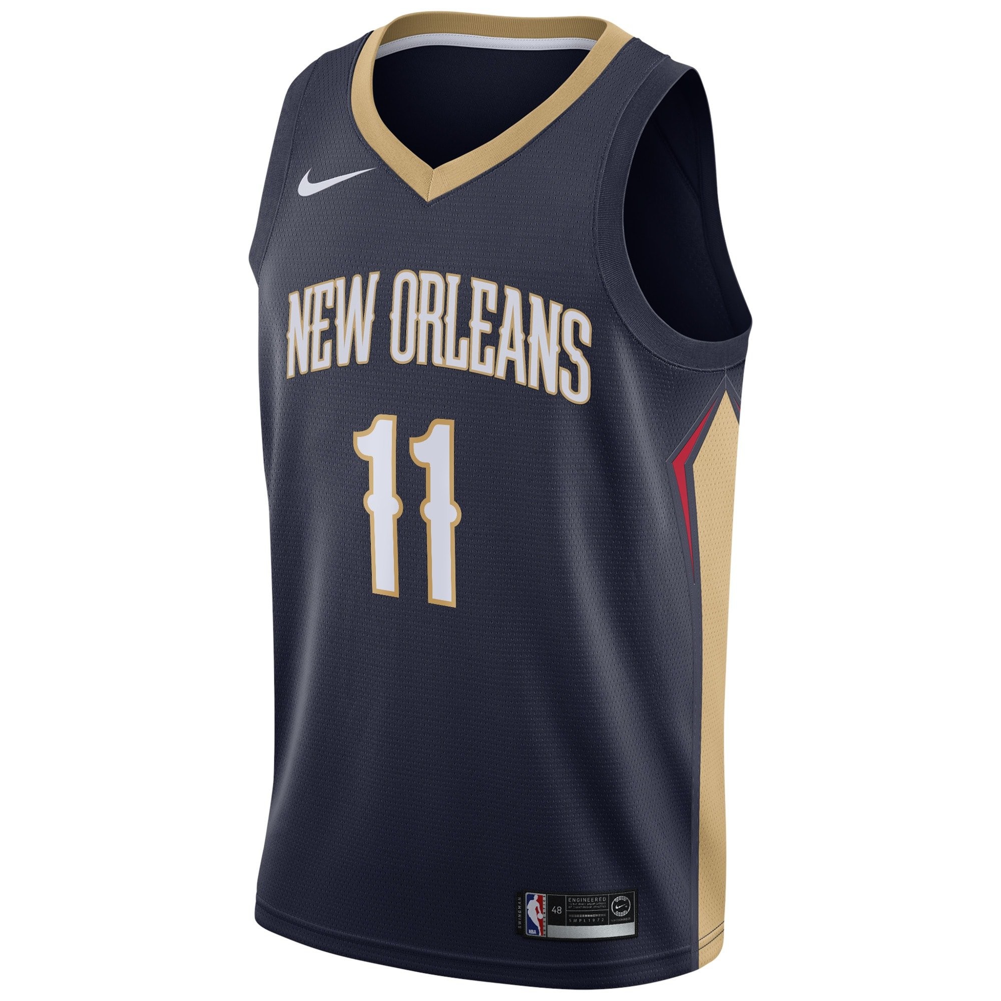 New Orleans Pelicans Icon Edition Swingman Jersey Navy Dyson Daniels Youth