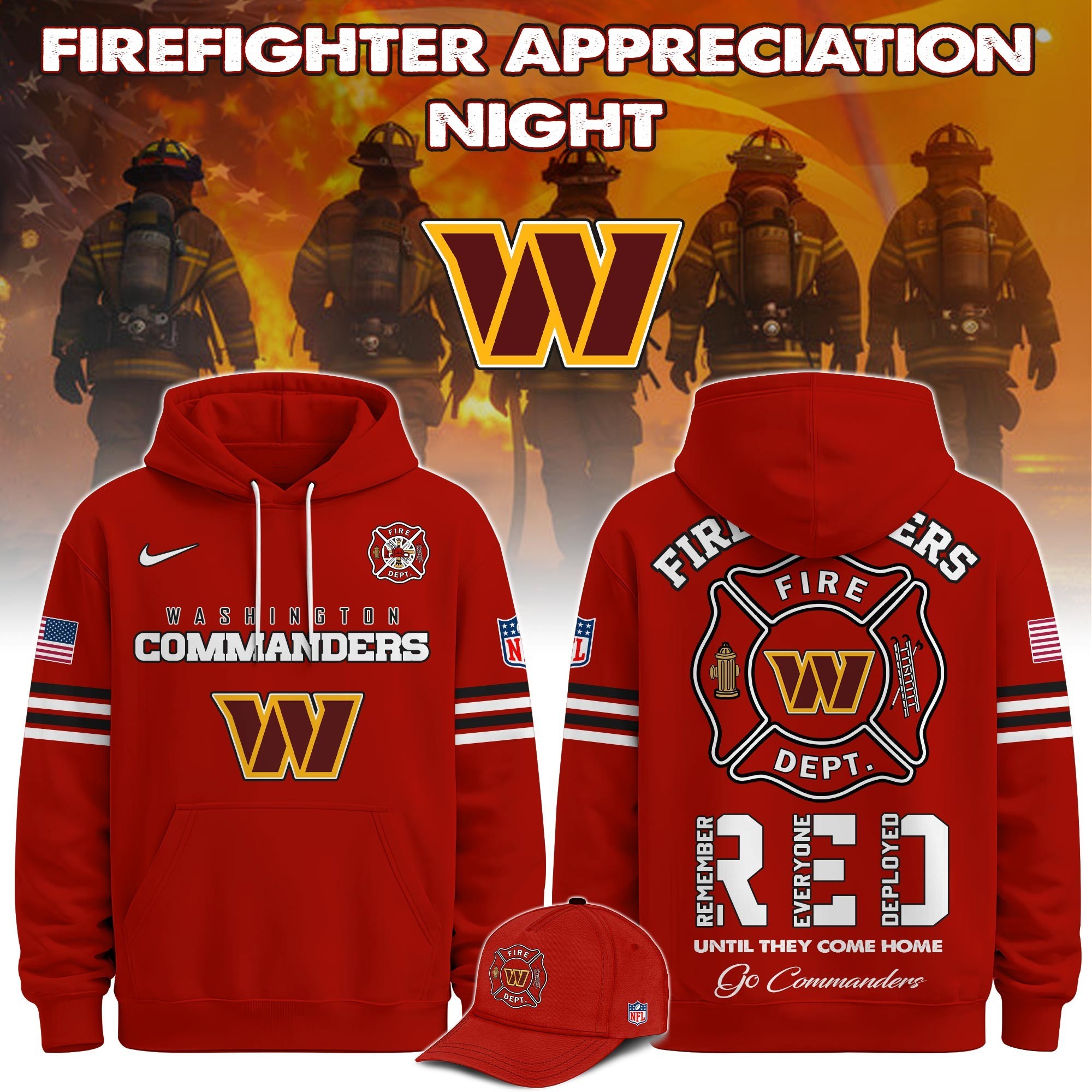 Musemora - Unisex Washington Commanders Hoodie