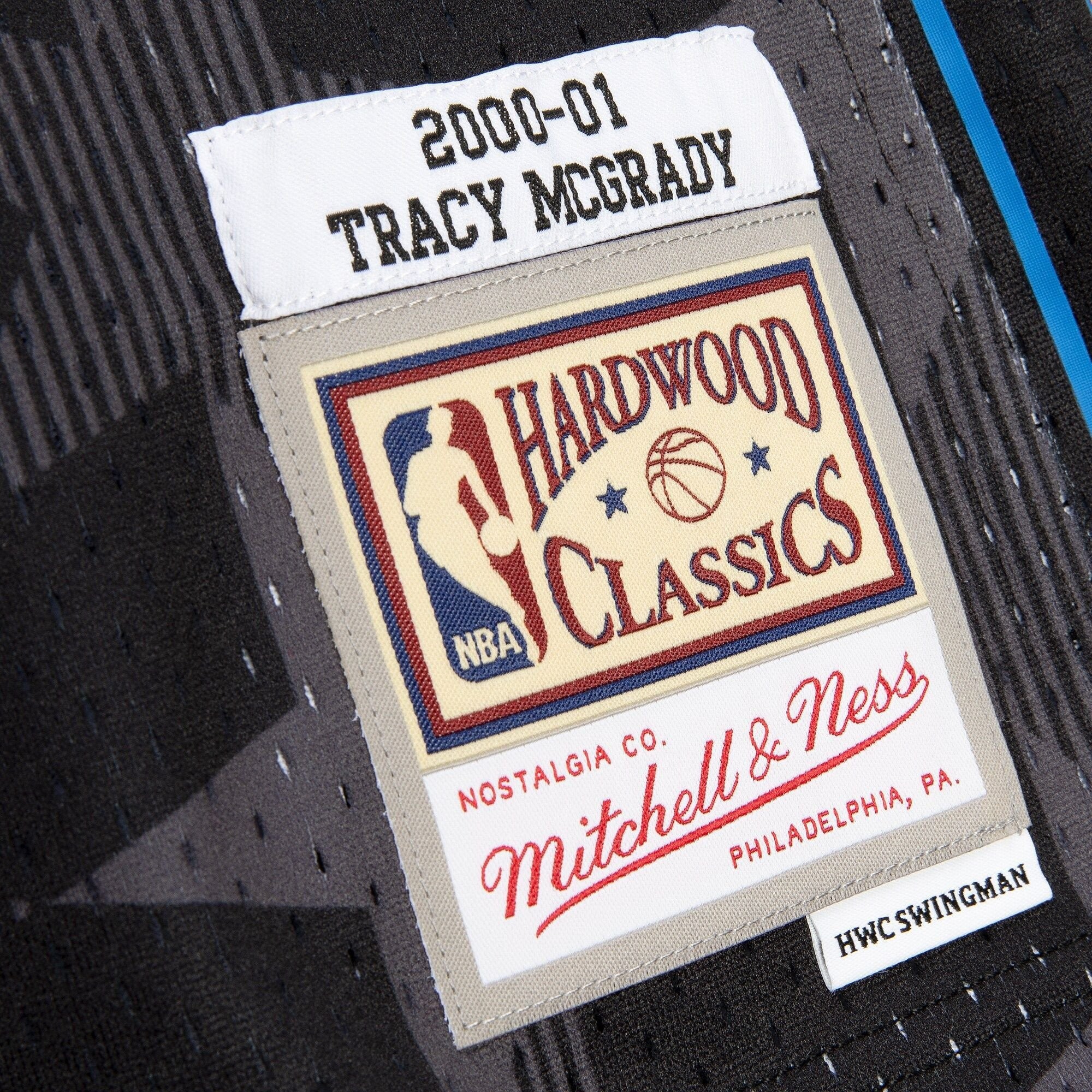 Tracy Mcgrady Orlando Magic Mitchell Ness 2000-01 Hardwood Classics Reload 2.0 Swingman Jersey - Black - Image 4