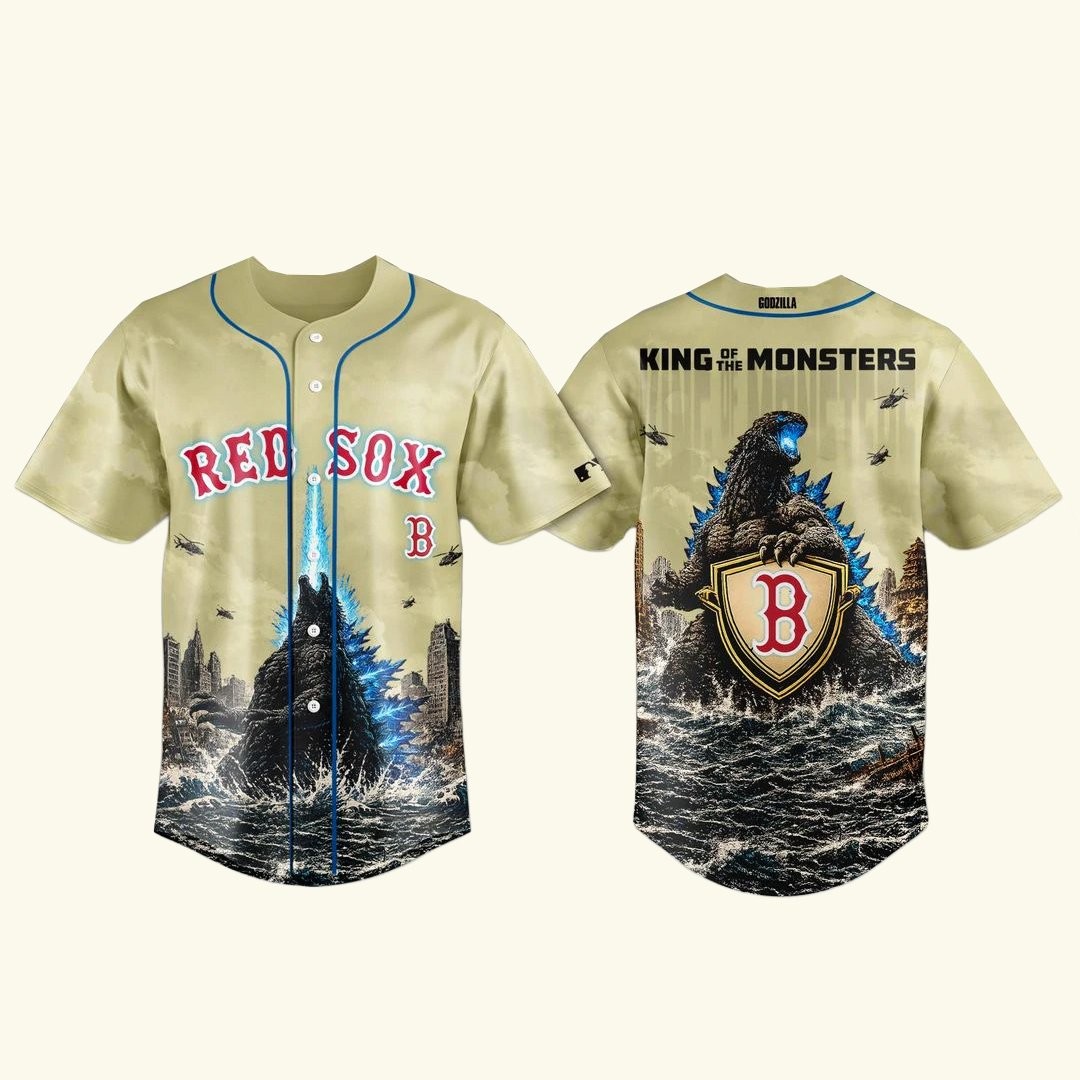 Boston Red Sox x Godzilla 2026 King Of The Monsters Baseball Jersey