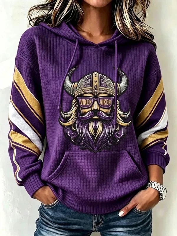 Musemora - Unisex Minnesota Vikings Hoodie - Game Day Football
