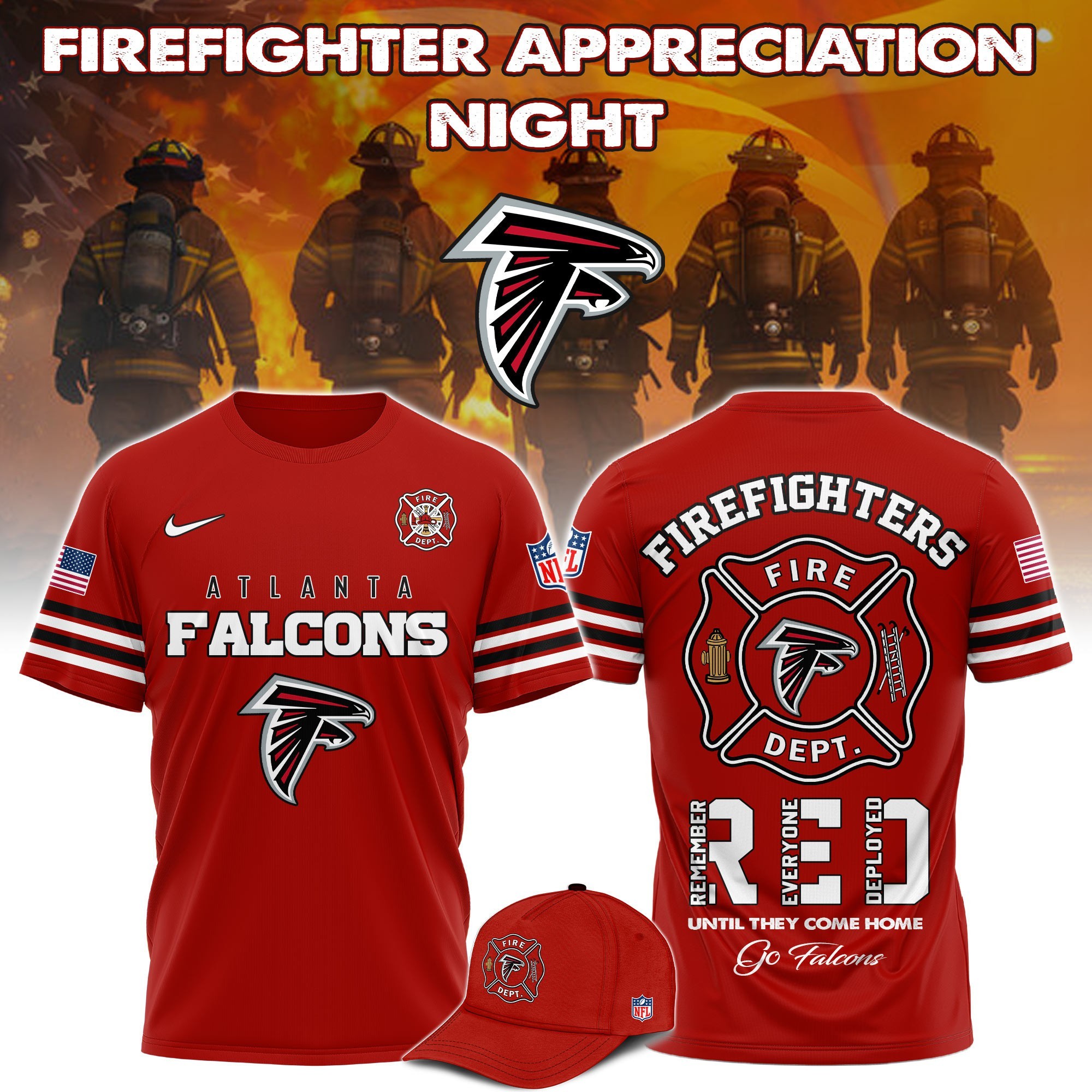 Musemora - Unisex Atlanta Falcons T-Shirt