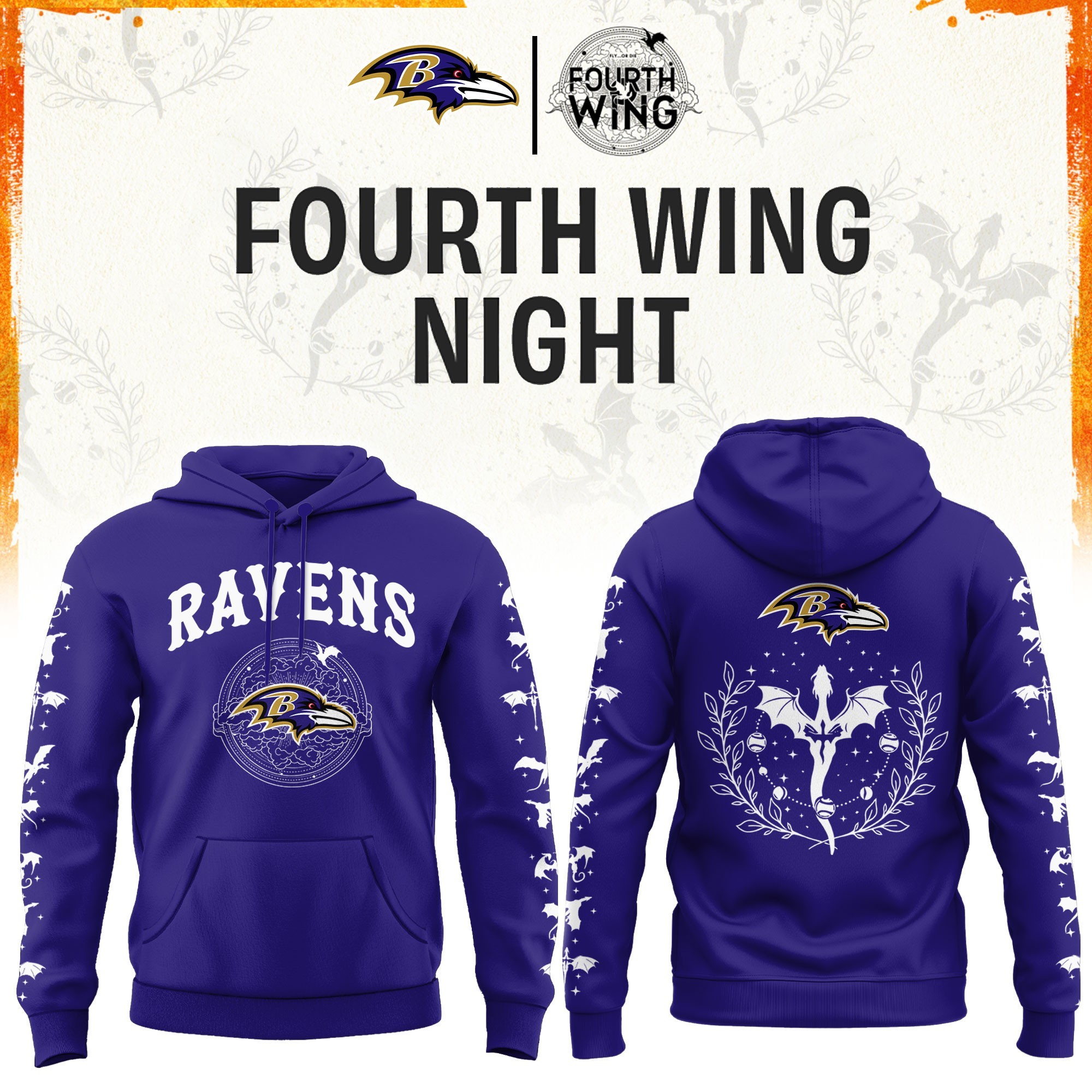 Musemora - Unisex Baltimore Ravens Hoodie - Football
