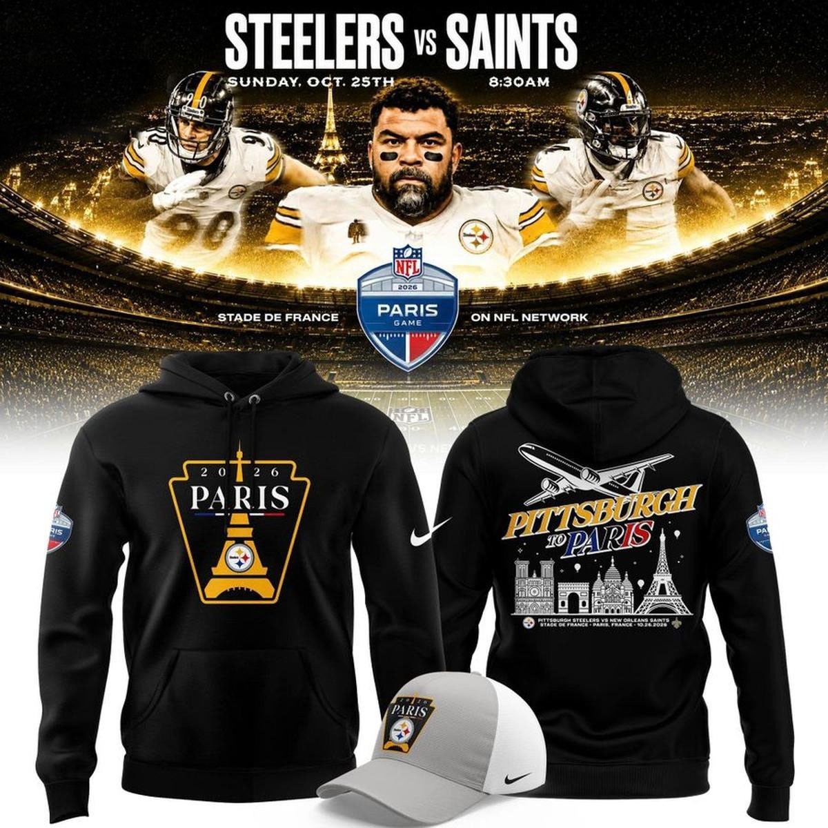 Musemora - Unisex Pittsburgh Steelers Hoodie