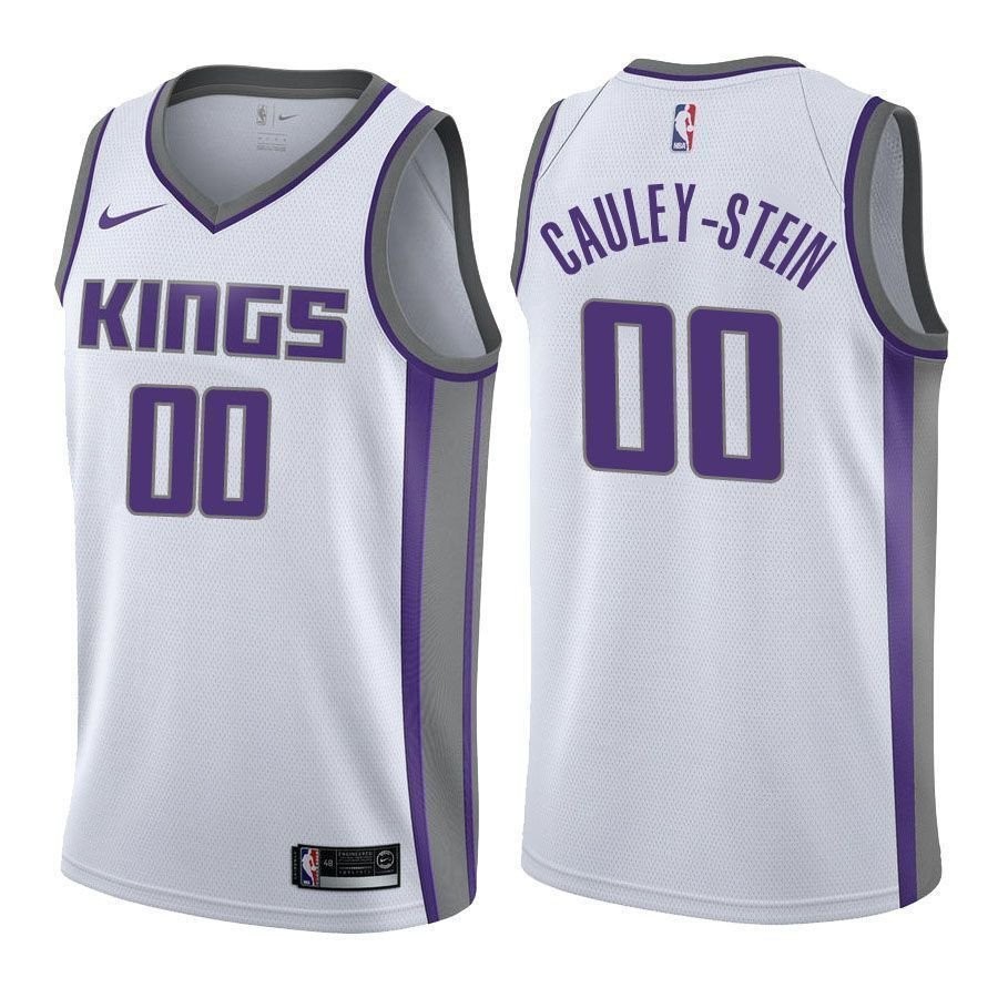 Men's Willie Cauley-Stein #00 Association White Basketball Jersey