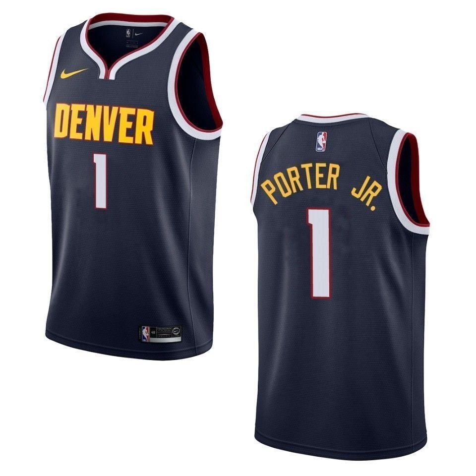 Men's Denver Nuggets Michael Porter Jr. Icon Swingman Jersey Navy
