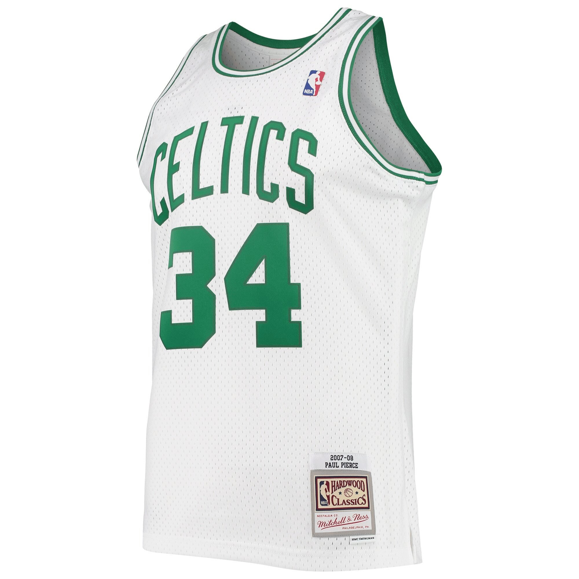 Paul Pierce Boston Celtics Mitchell & Ness 2007-08 Hardwood Classics Swingman Jersey - White Jersey - Image 2