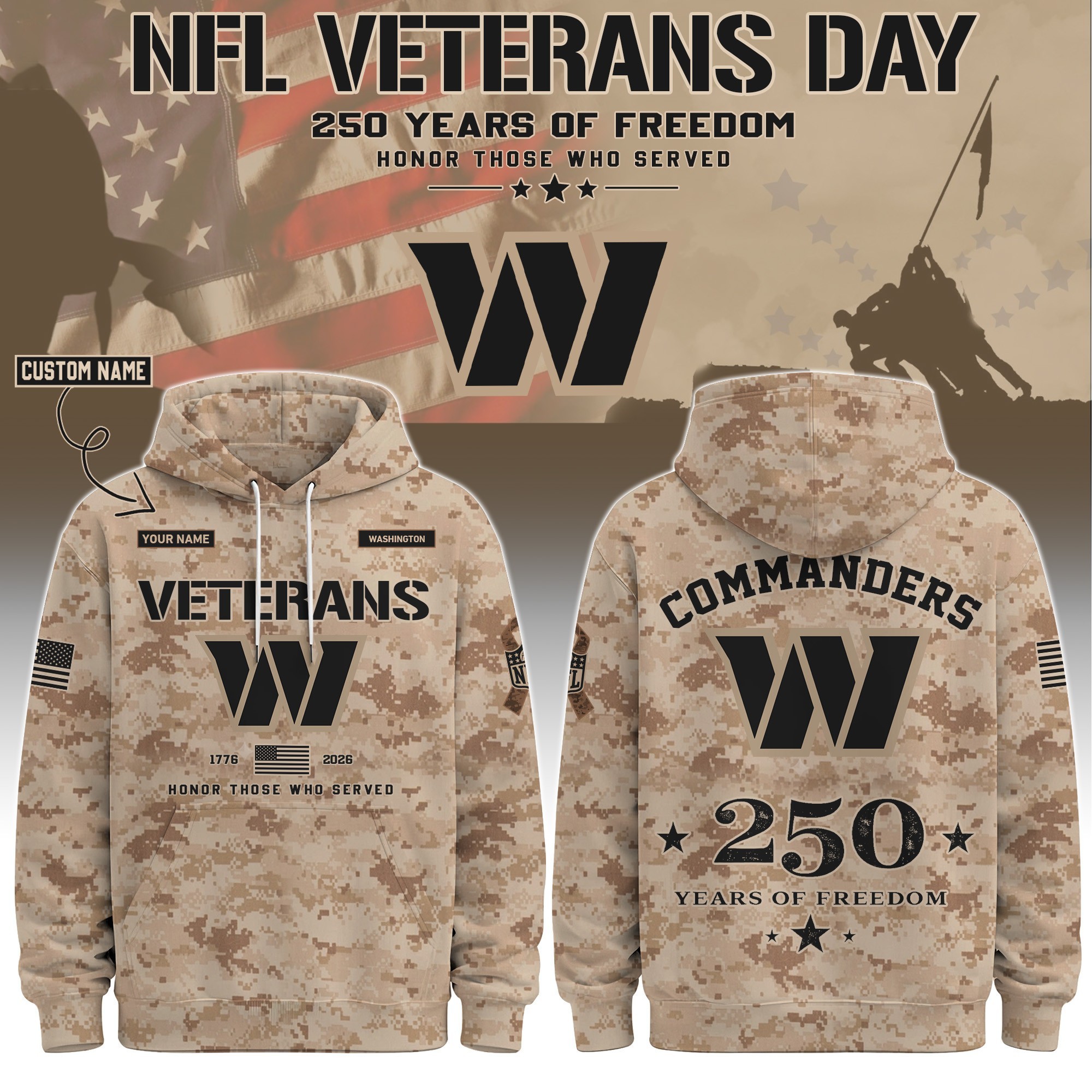 Musemora - Unisex Washington Commanders Hoodie