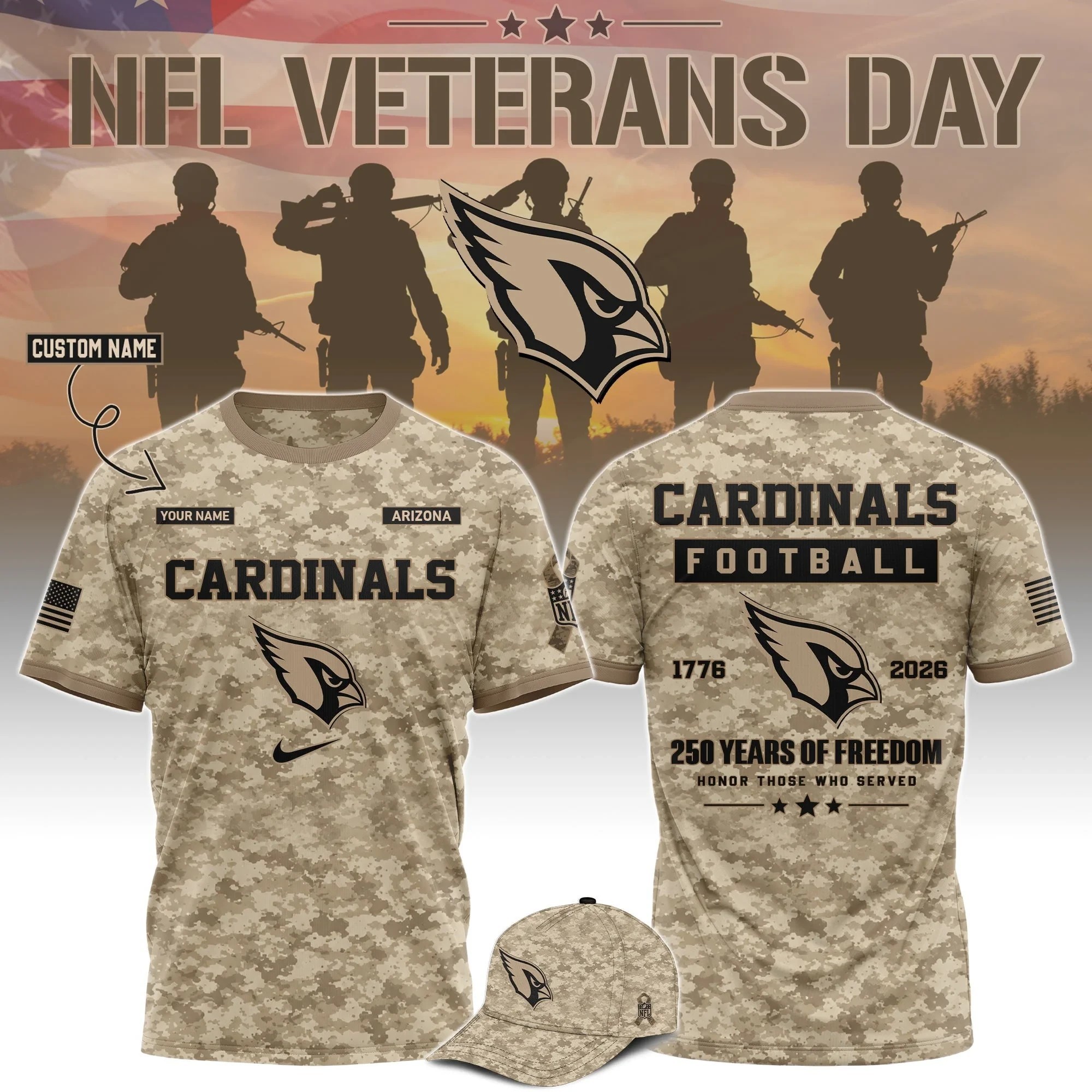 Musemora - Unisex Arizona Cardinals T-Shirt