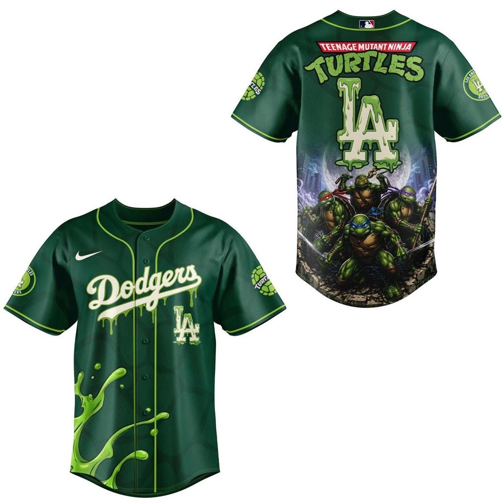Los Angeles Dodgers x Teenage Mutant Ninja Turtles Night 2026 Baseball Jersey