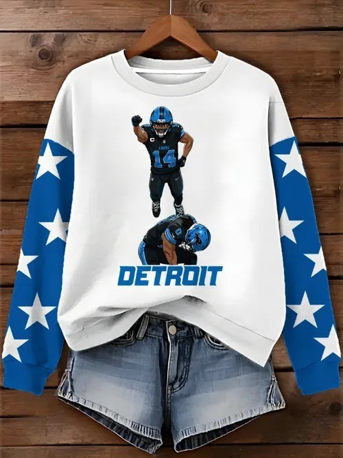 Musemora - Unisex Detroit Lions Sweatshirt - Football