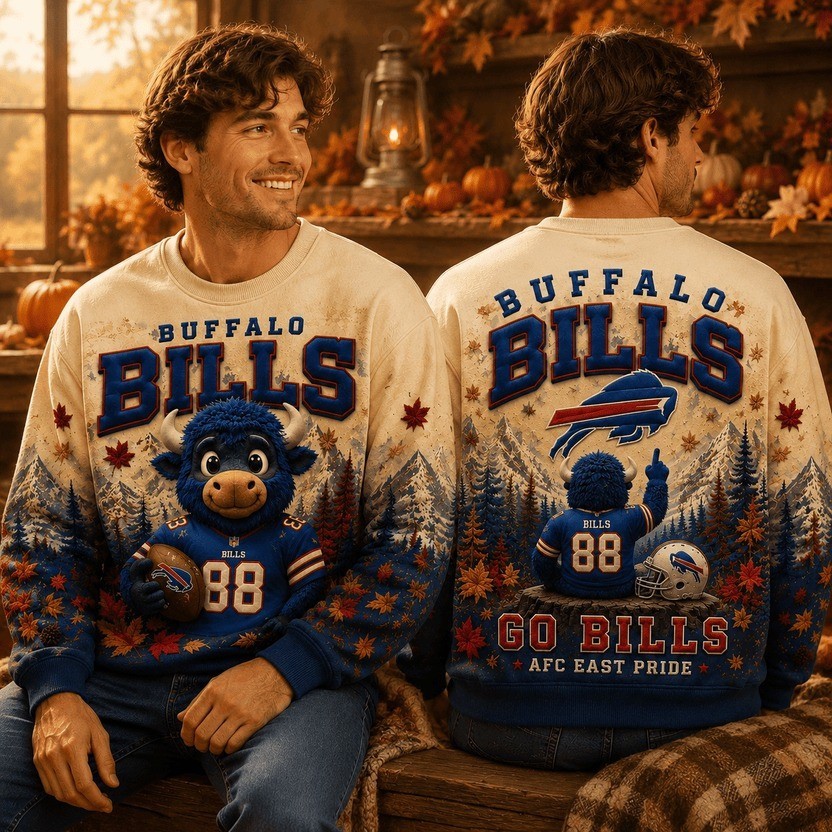 Musemora - Unisex Buffalo Bills Sweatshirt - Game Day