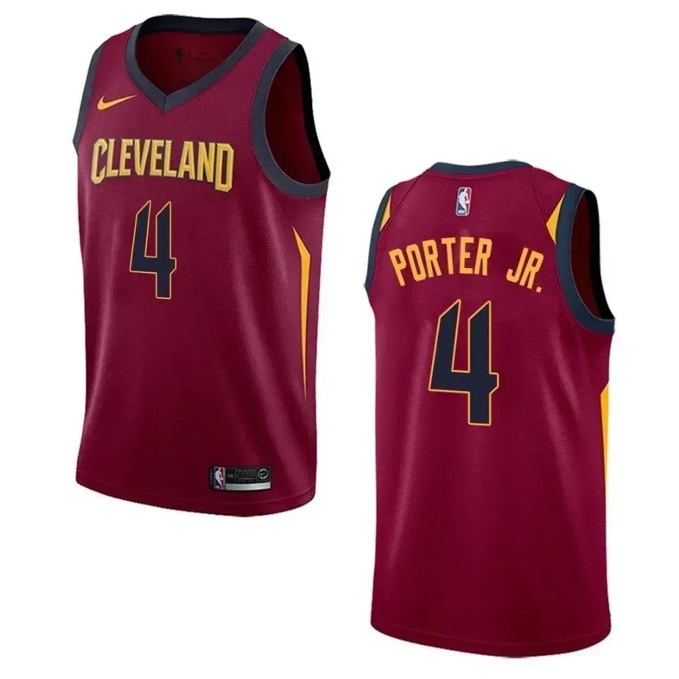 Men's Cleveland Cavaliers Kevin Porter Jr. Icon Swingman Jersey Maroon