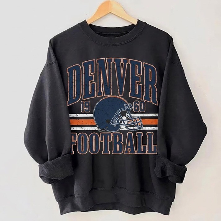 Musemora - Unisex Denver Broncos Sweatshirt - Football
