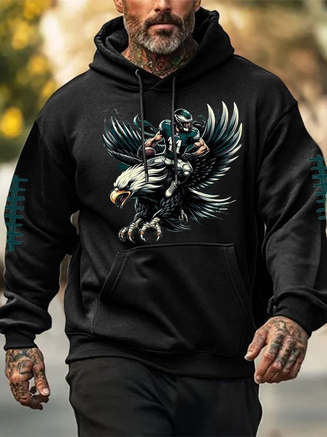 Musemora - Men's Philadelphia Eagles Hoodie - Football