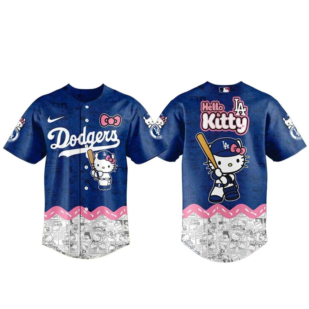 Los Angeles Dodgers x Hello Kitty Night 2026 Baseball Jersey