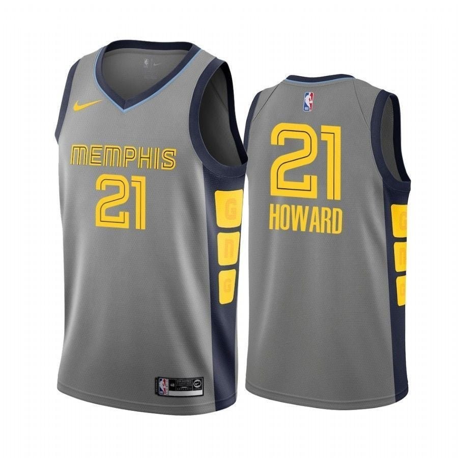 Memphis Grizzlies Dwight Howard 21 City Men's Jersey - Multicolor 100% Polyester Unisex