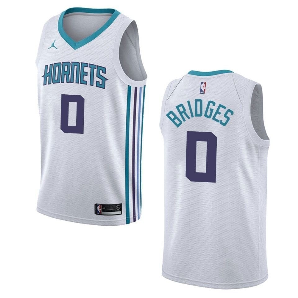 Men's Charlotte Hornets Miles Bridges #0 Association Swingman Jersey White