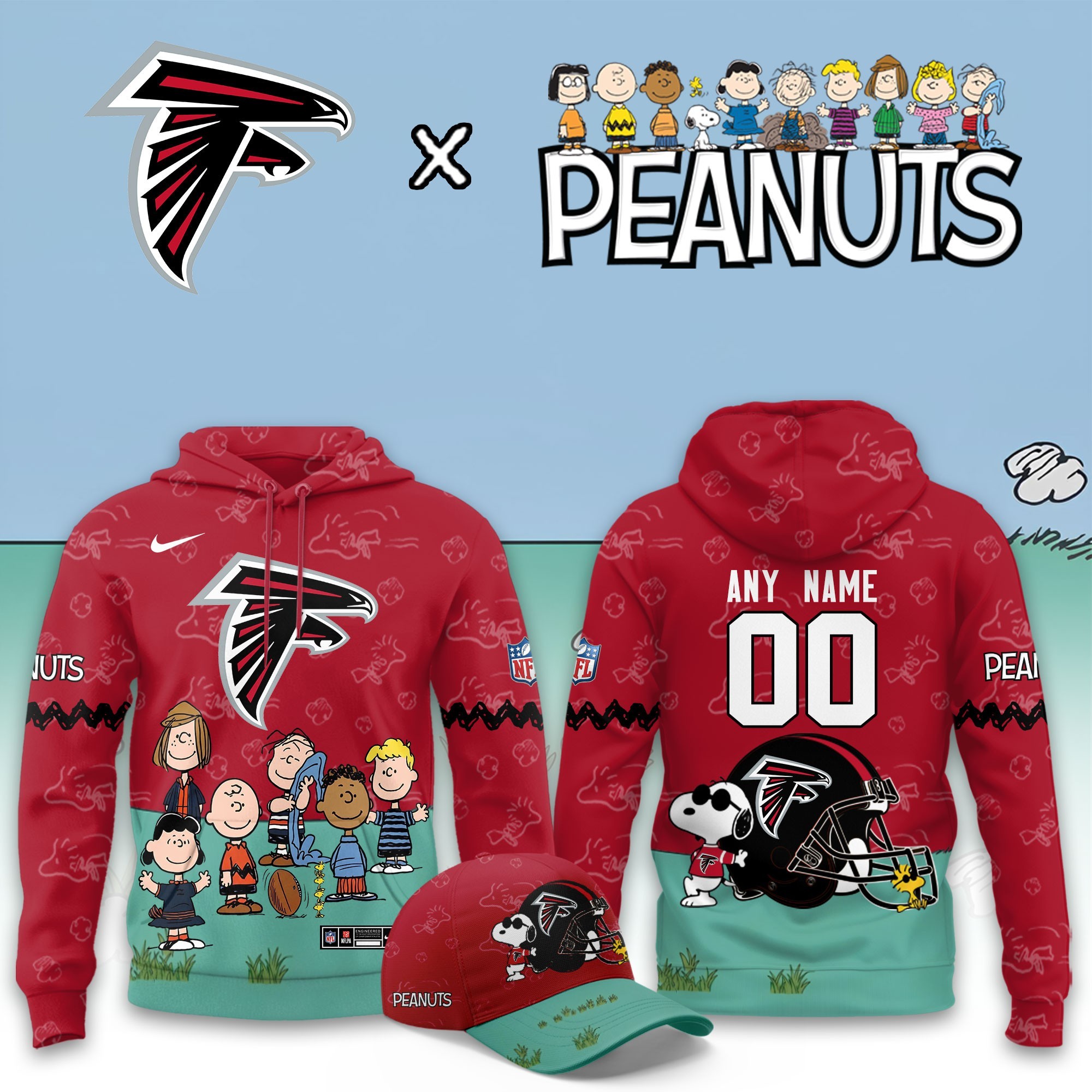 Musemora - Unisex Atlanta Falcons Hoodie - Football