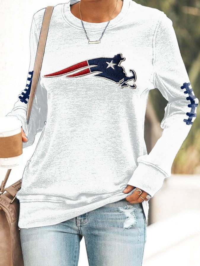 Musemora - Women's New England Patriots Sweatshirt