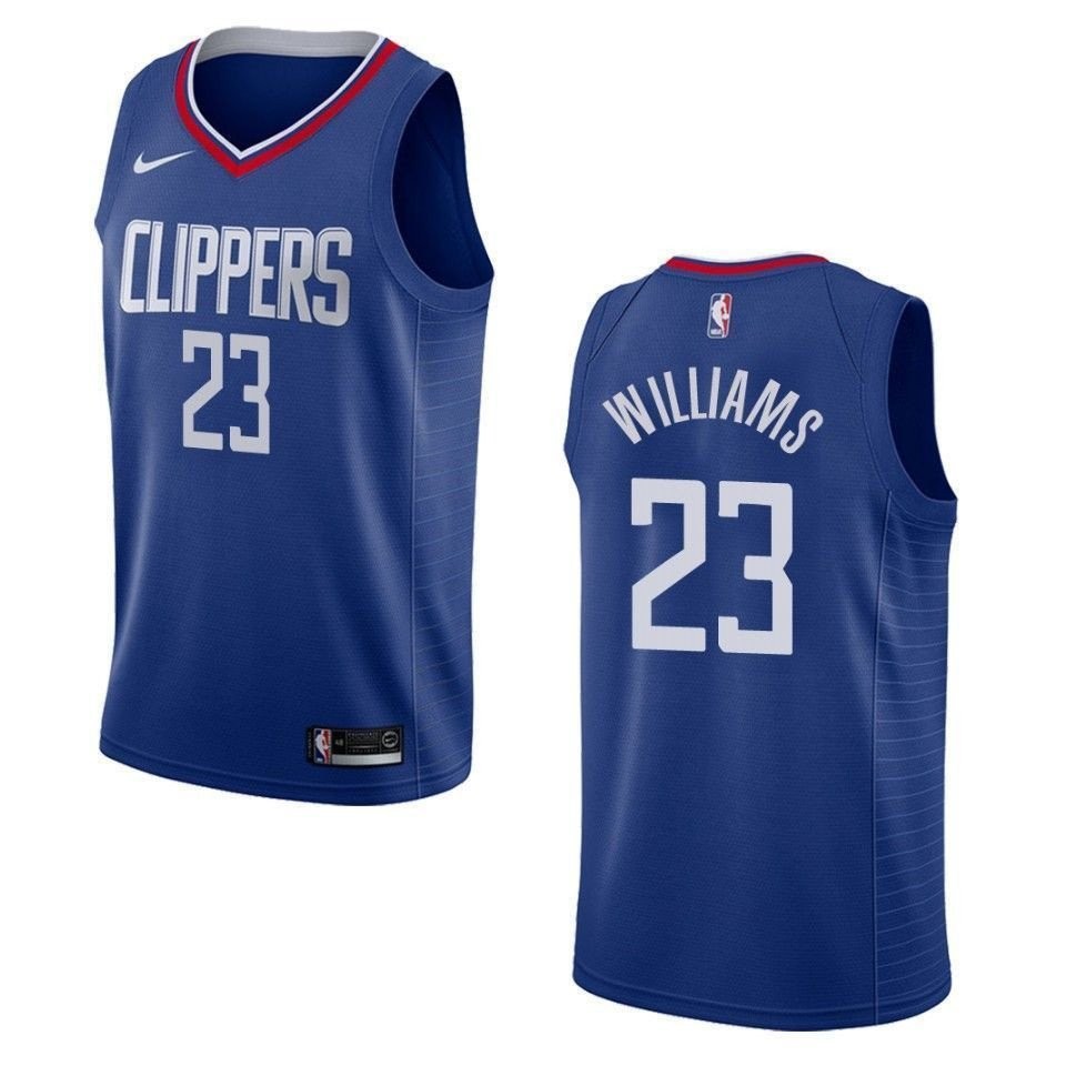 Men's Los Angeles Clippers Lou Williams 23 Icon Swingman Jersey Blue