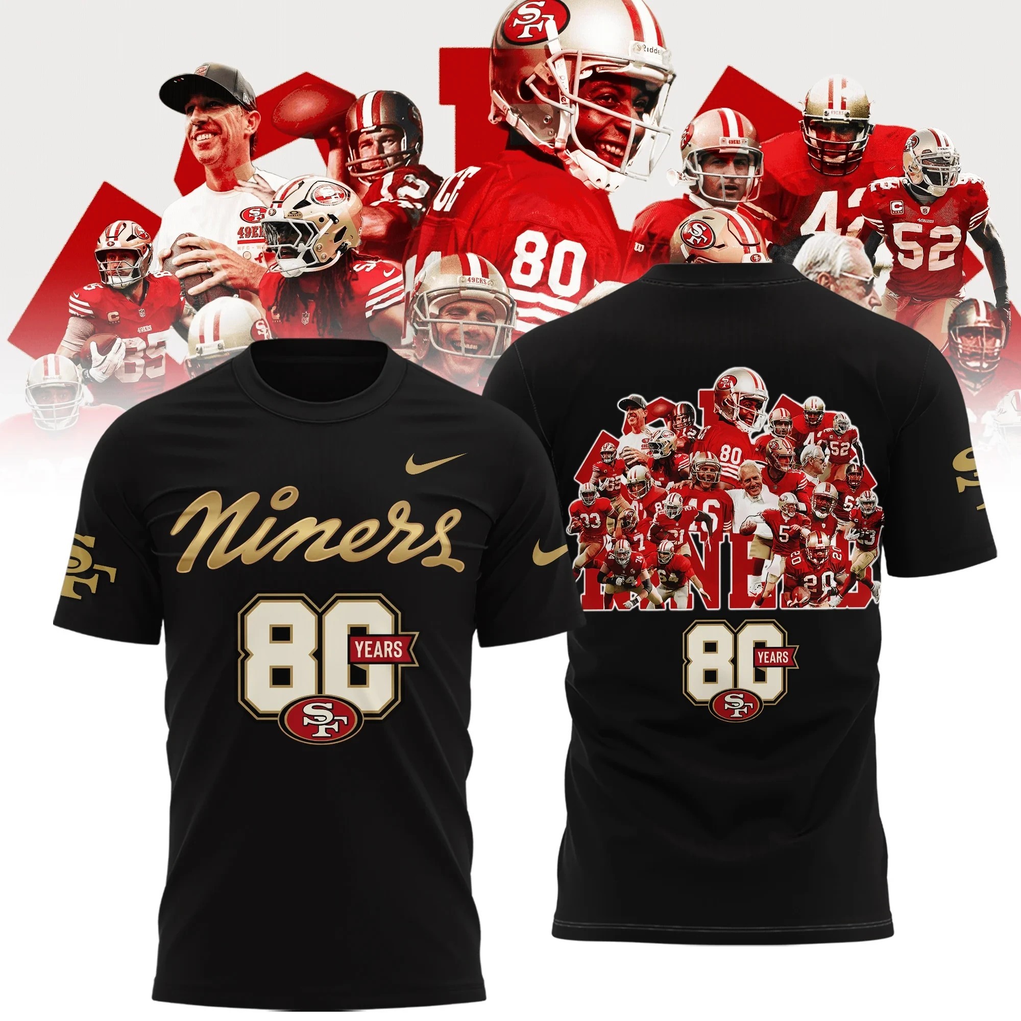 Musemora - Unisex San Francisco 49ers T-Shirt