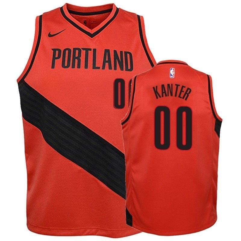Youth Blazers Enes Kanter 00 Statet Red Jersey