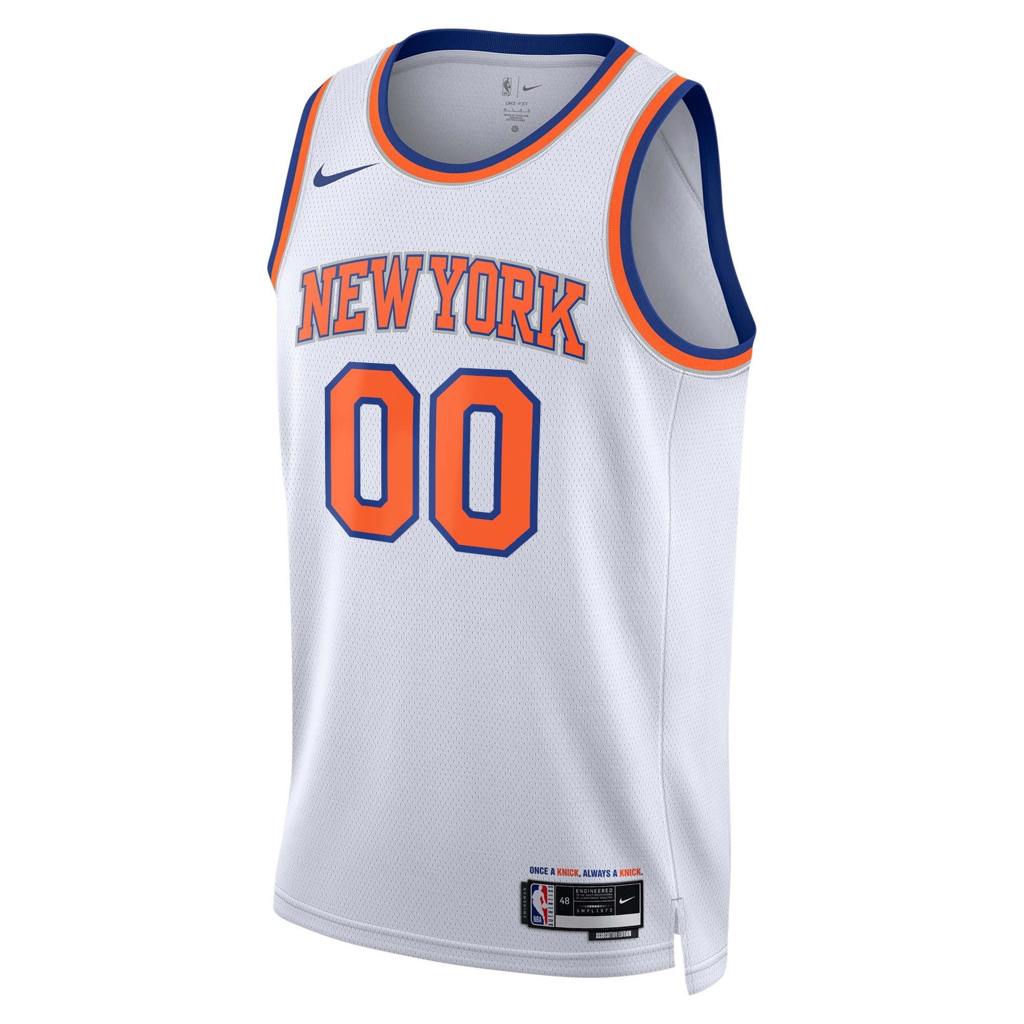 New York Knicks Association Swingman Custom Jersey Unisex Multicolor