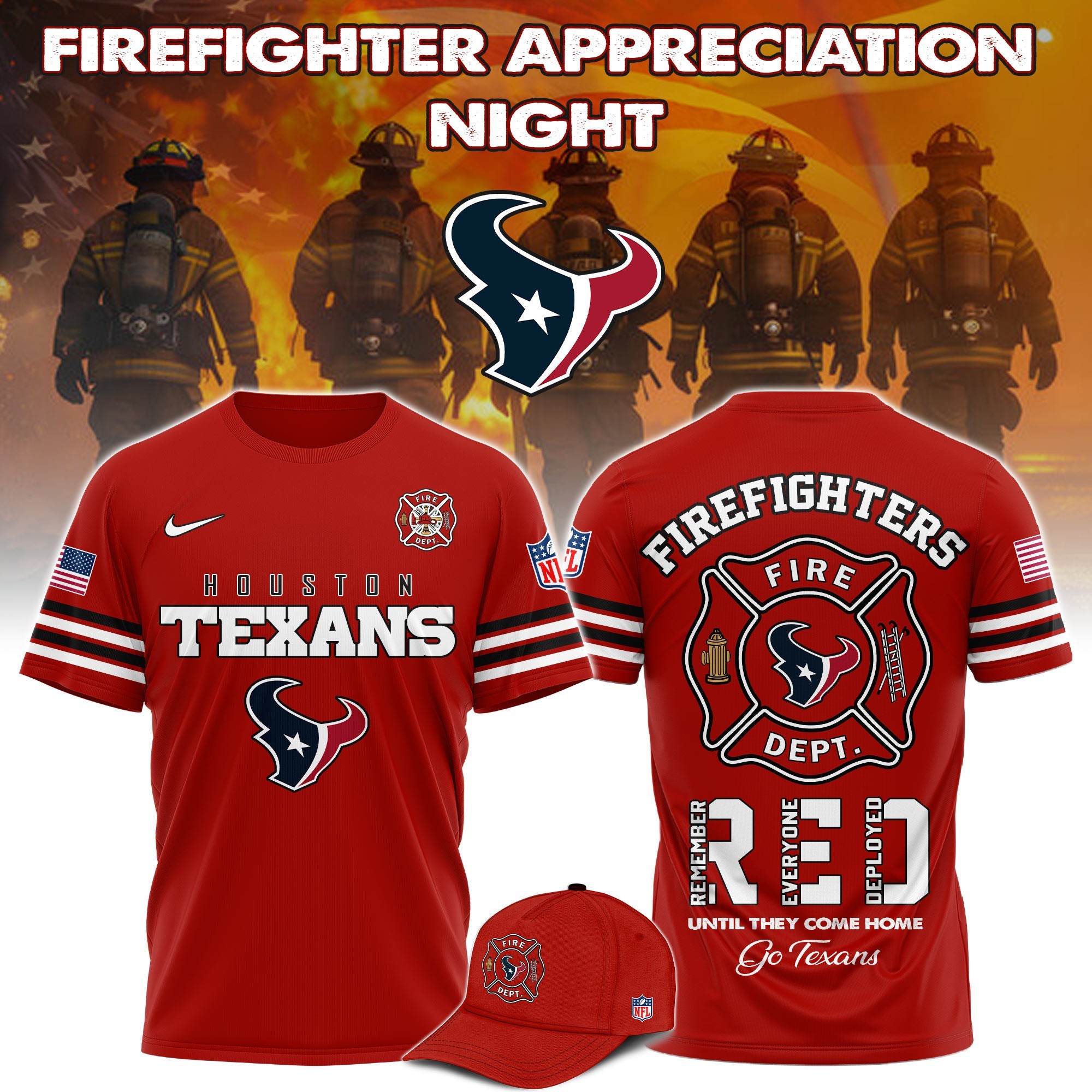 Musemora - Unisex Houston Texans T-Shirt