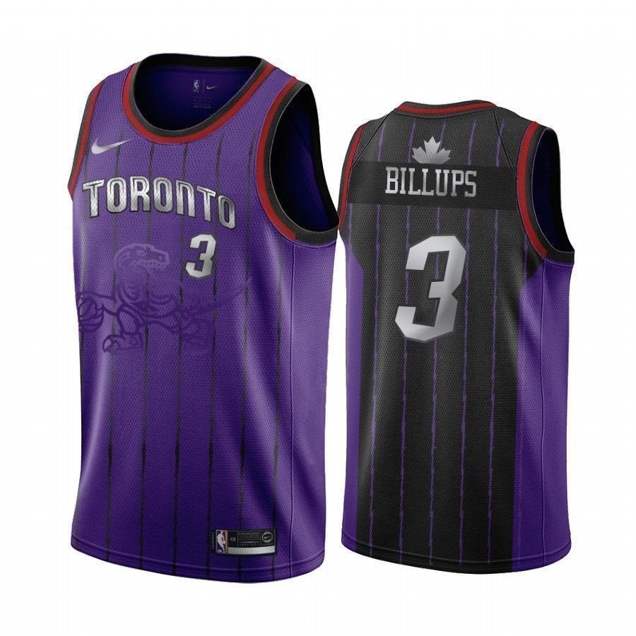 Men's Toronto Raptors Chauncey Billups #3 Hardwood Classics Basketball Jersey