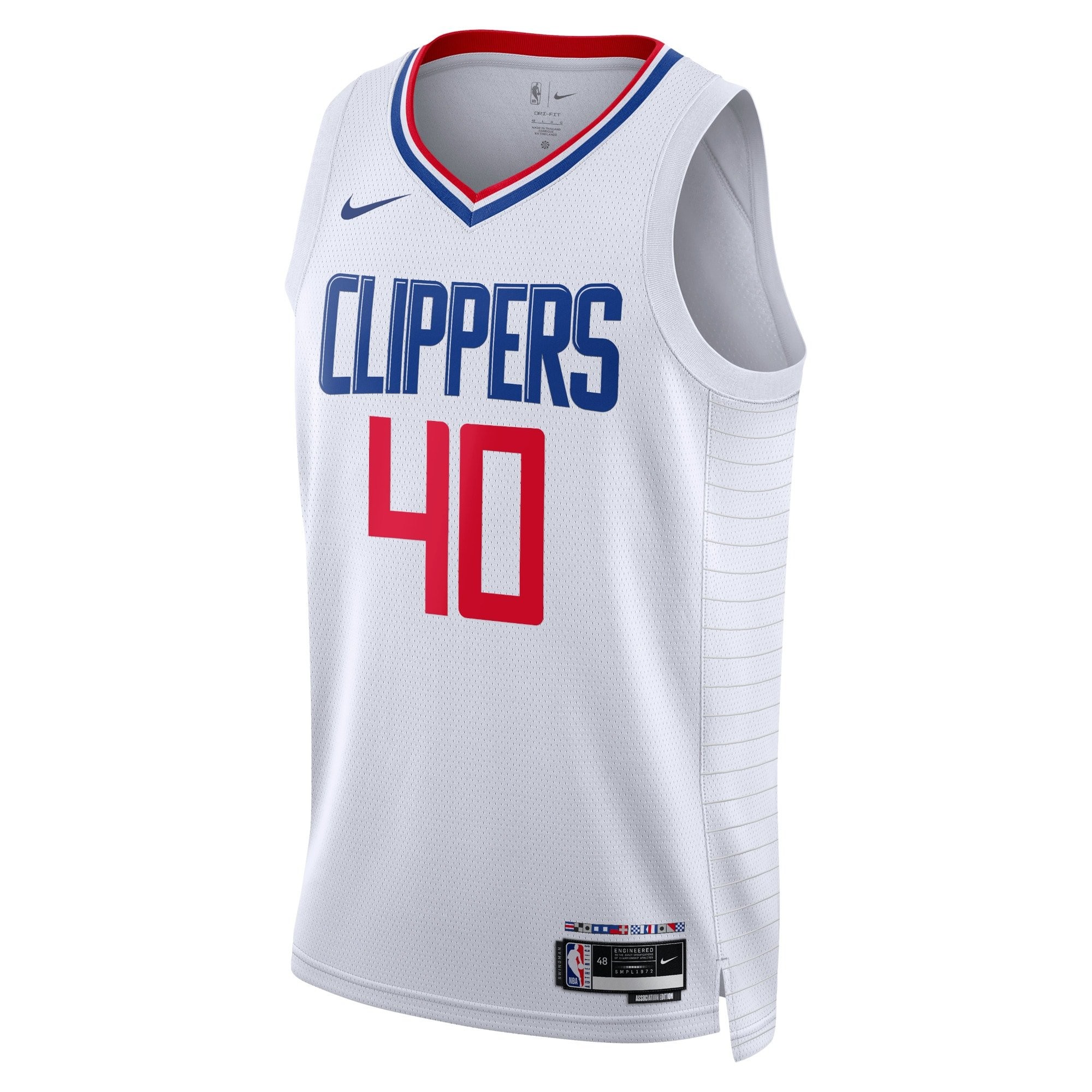 Los Angeles Clippers Association Edition Swingman Jersey White Ivica Zubac Unisex