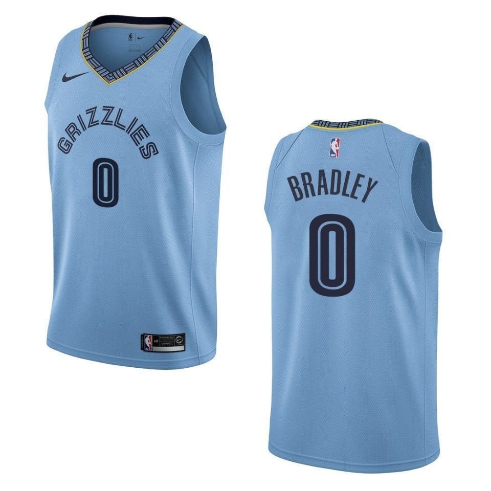 Men's Memphis Grizzlies Avery Bradley Statement Swingman Jersey Blue S-3XL