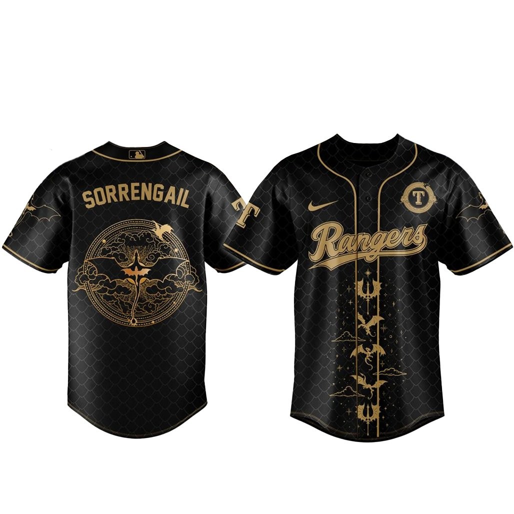 Texas Rangers x Fourth Wing Night 2026 Baseball Jersey