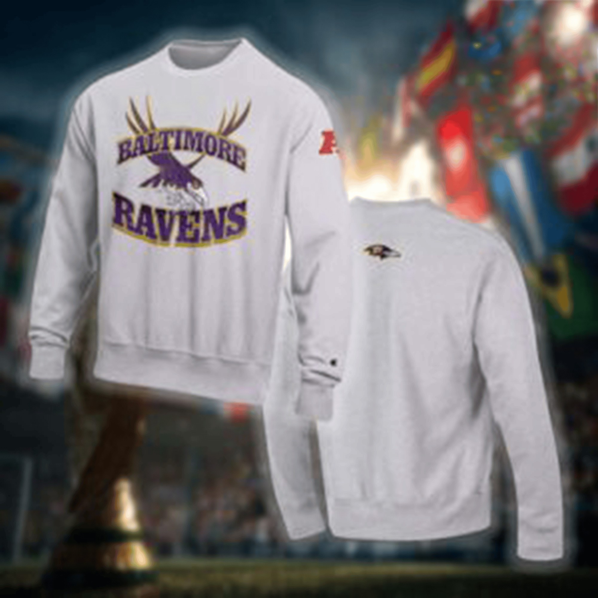 Musemora - Unisex Baltimore Ravens Sweatshirt