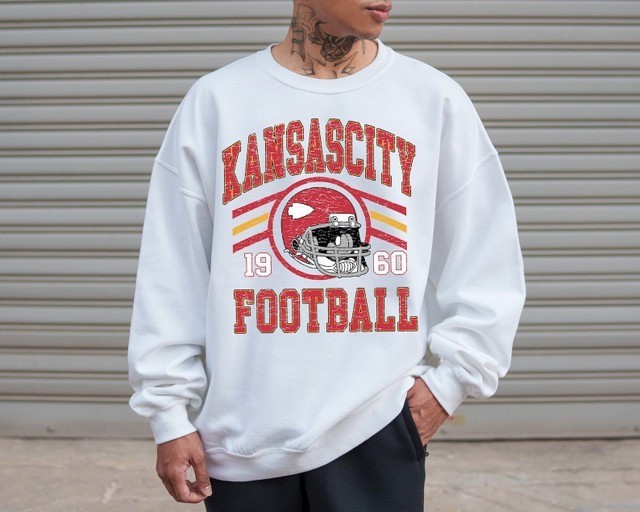 Musemora - Men's Kansas City Chiefs Sweatshirt - Game Day Football