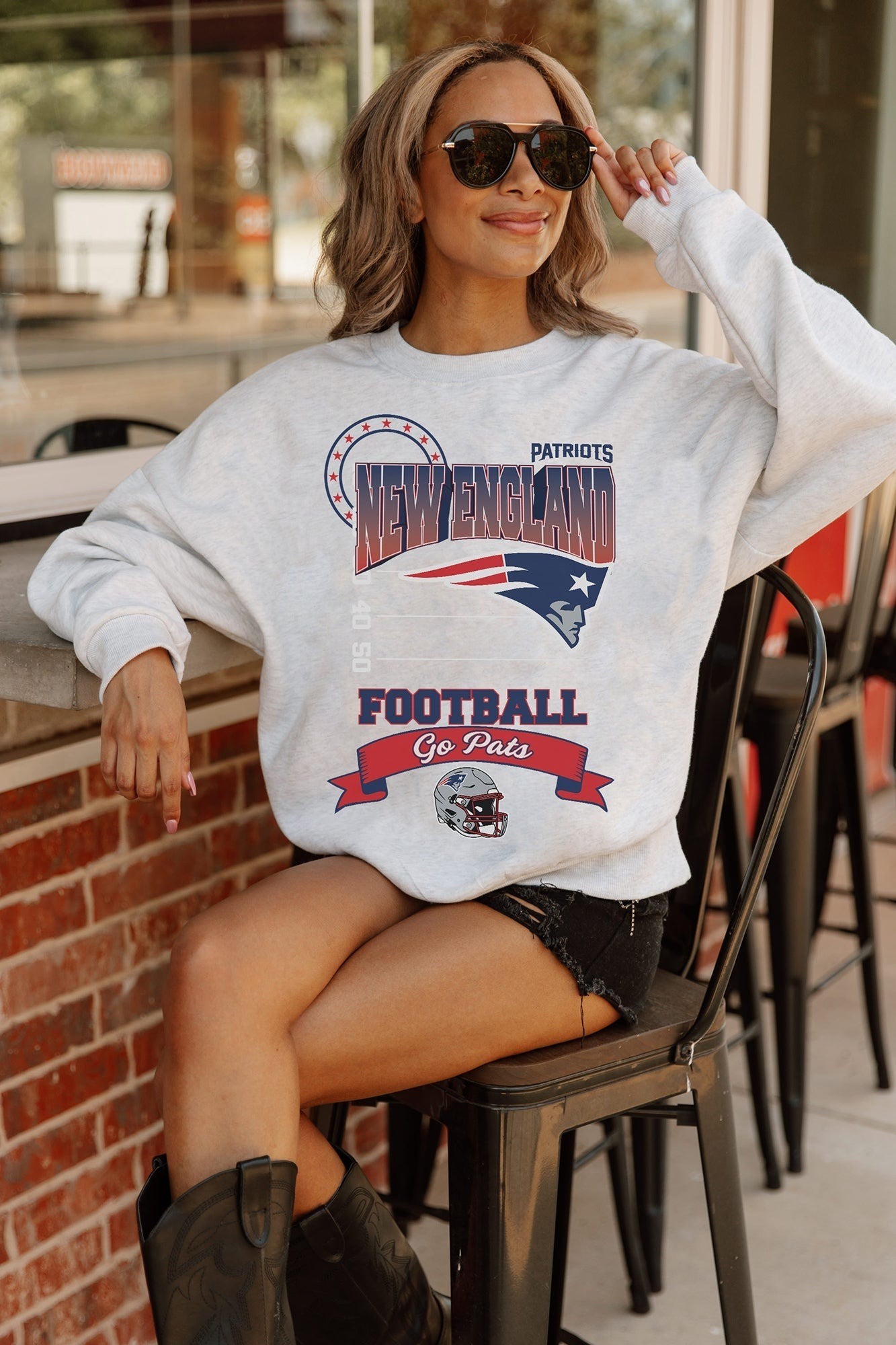 Musemora - Unisex New England Patriots Sweatshirt - Football