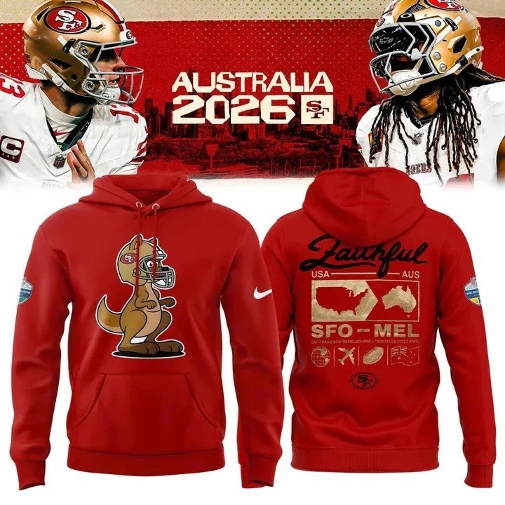 Musemora - Unisex San Francisco 49ers Hoodie - Football Fan Gear