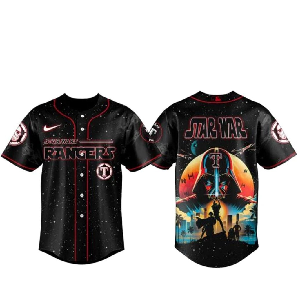 Texas Rangers x Star War Night 2026 Baseball Jersey
