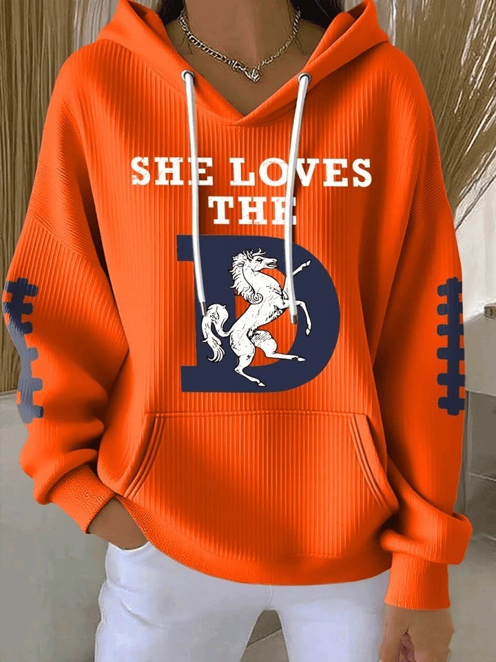 Musemora - Unisex Denver Broncos Hoodie - Game Day Football