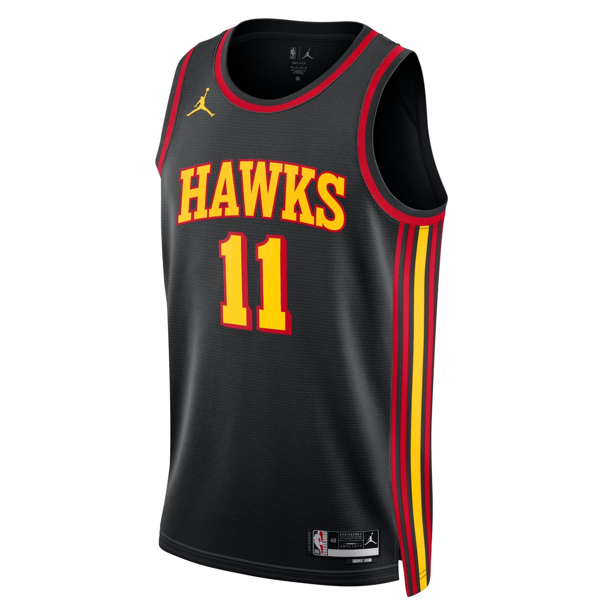 Atlanta Hawks Jordan Statement Edition Swingman Jersey Black Trae Young Unisex