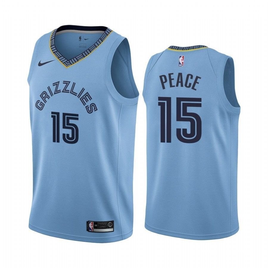 Men's Brandon Clarke Peace Grizzlies State Jersey Multicolor S-3XL
